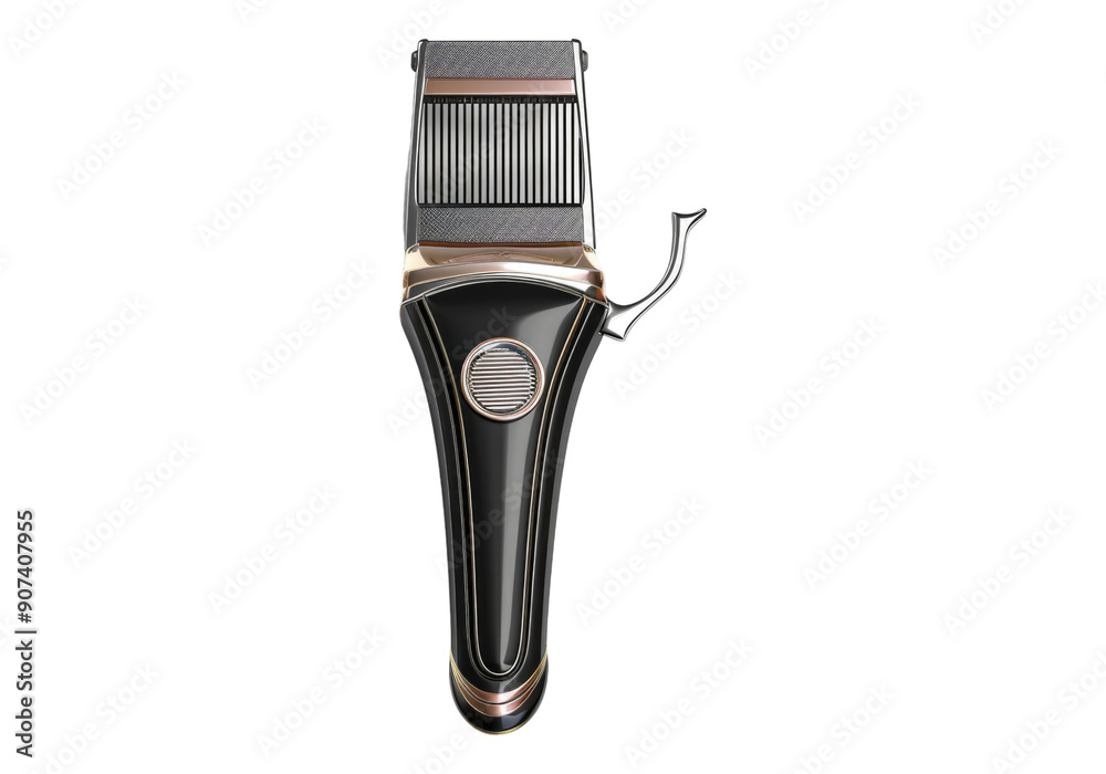 Obraz premium stylish barber clipper isolated on transparent background.