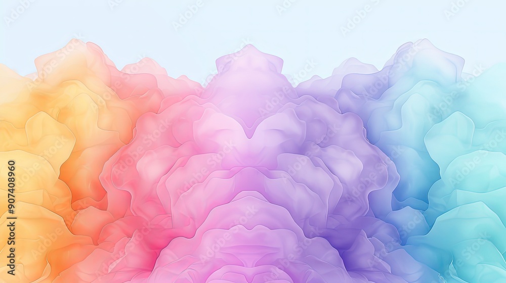 Vibrant Rainbow Gradient with Swirling Color Transitions Vibrant Rainbow Gradient with Swirling Color Transitions