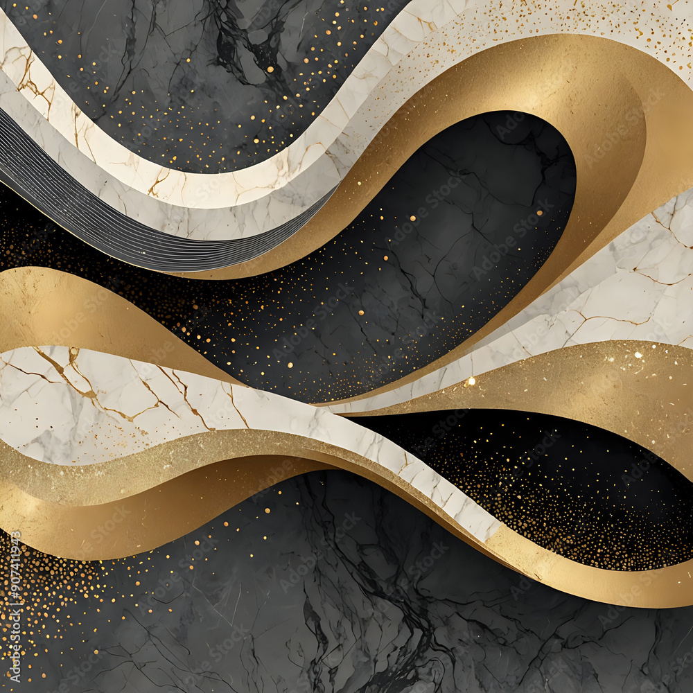 Abstraktion Gold weiß auf grau 1x1. Hintergrund für das Design 2. Abstraktion Gold weiß auf grau 1x1. Hintergrund für das Design 2.