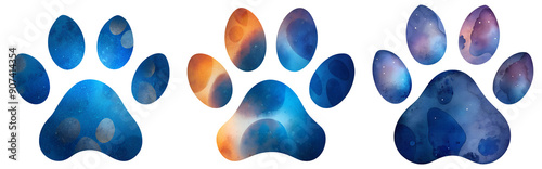 Paw prints