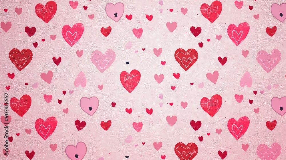 adorable pink background cute heart adorable pink background cute heart