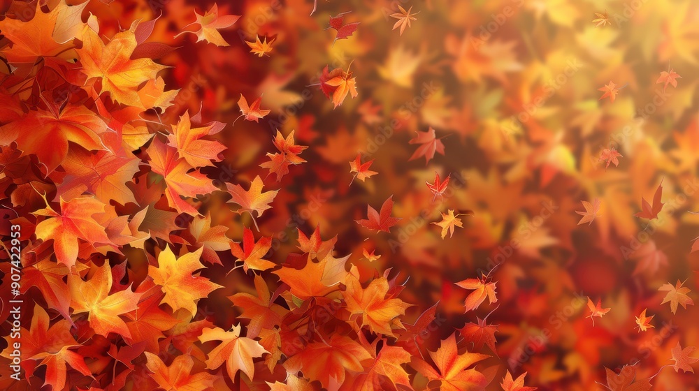 autumn background vibrant orange red autumn background vibrant orange red