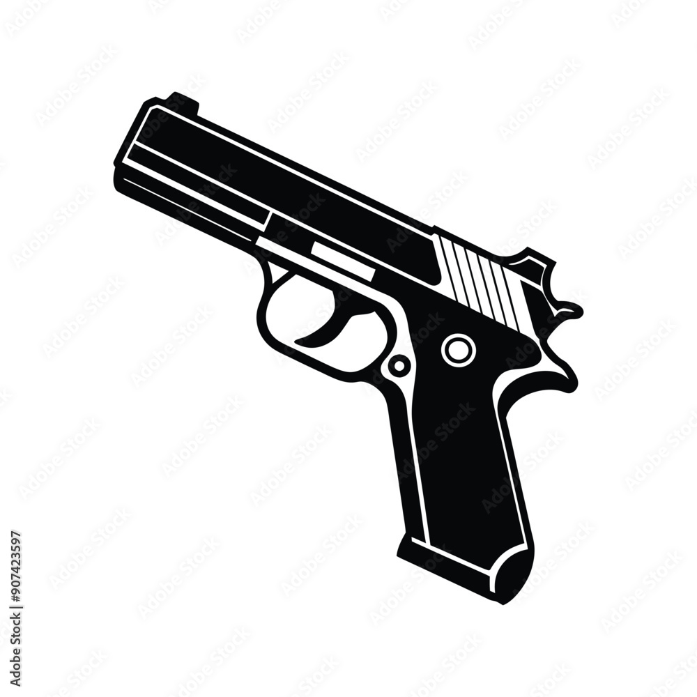 handgun silhouette
handgun silhouette