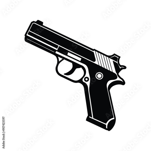 handgun silhouette
