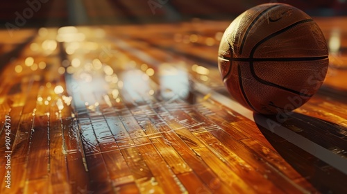 closeup basketball hardwood court gameready photo