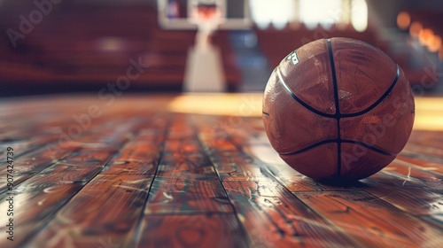 closeup basketball hardwood court gameready photo