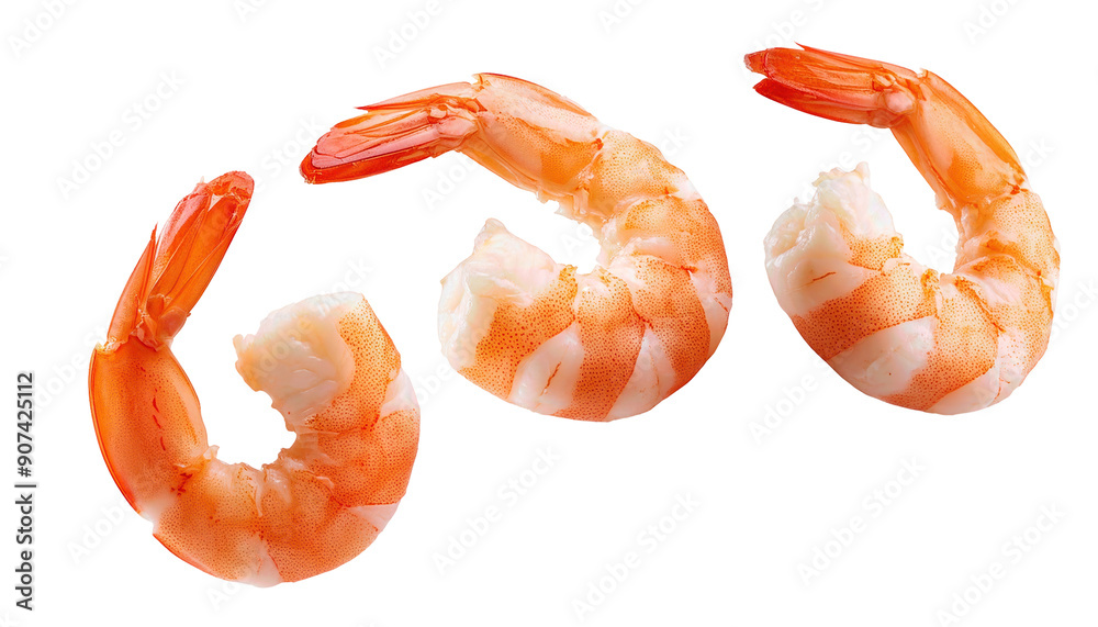 Fresh, cooked shrimp with a vibrant color, perfect for culinary presentations or seafood dishes. Fresh, cooked shrimp with a vibrant color, perfect for culinary presentations or seafood dishes.