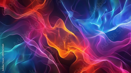 colorful wallpaper background multicolored generative ai