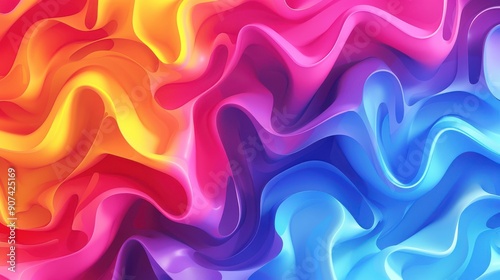 colorful wallpaper background multicolored generative ai