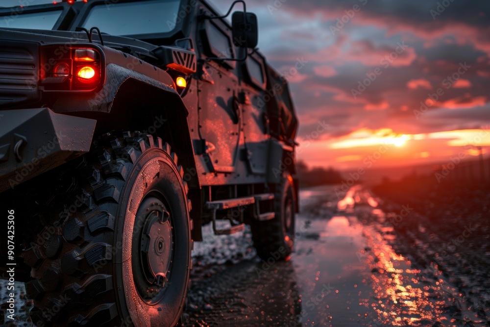 Obraz premium A defense system designed to provide comprehensive protection, focusing on safeguarding against various threats.