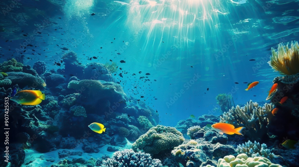 Naklejka premium ocean backgrounds