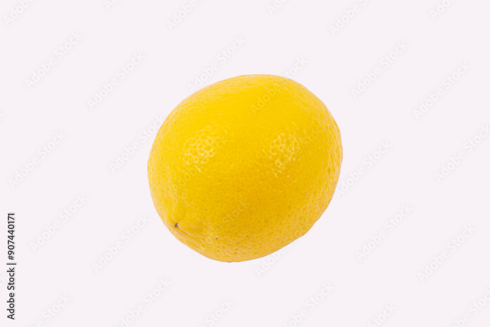 Natural lemon fruit isolated on white Natural lemon fruit isolated on white