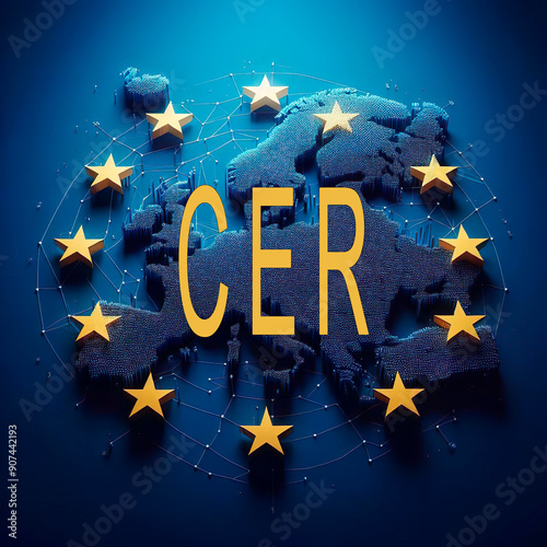 Illustration saying CER. It stands for Critical Entities Resilience, and it's an directive of the European Union.