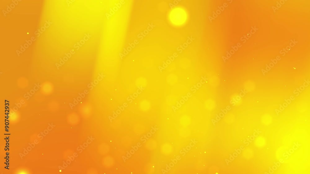 Yellow and orange background with glowing circles. Suitable for abstract designs, technology concepts, vibrant themes, and modern background.