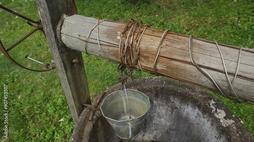An old abandoned well, a dried up water well on the edge of the village from which no one had taken water for a long time. The dried out source of clean water.