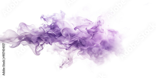 Light Purple Smoke Effect on Transparent Background for Dreamy Designs. Perfect for: Fantasy themes, dreamy illustrations, soft aesthetics