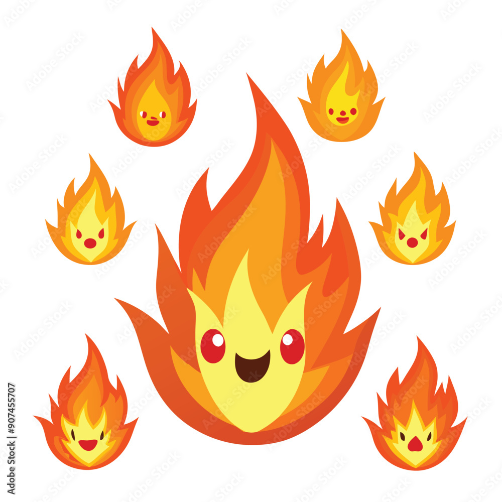 Fire Icons Set Fire Icons Set