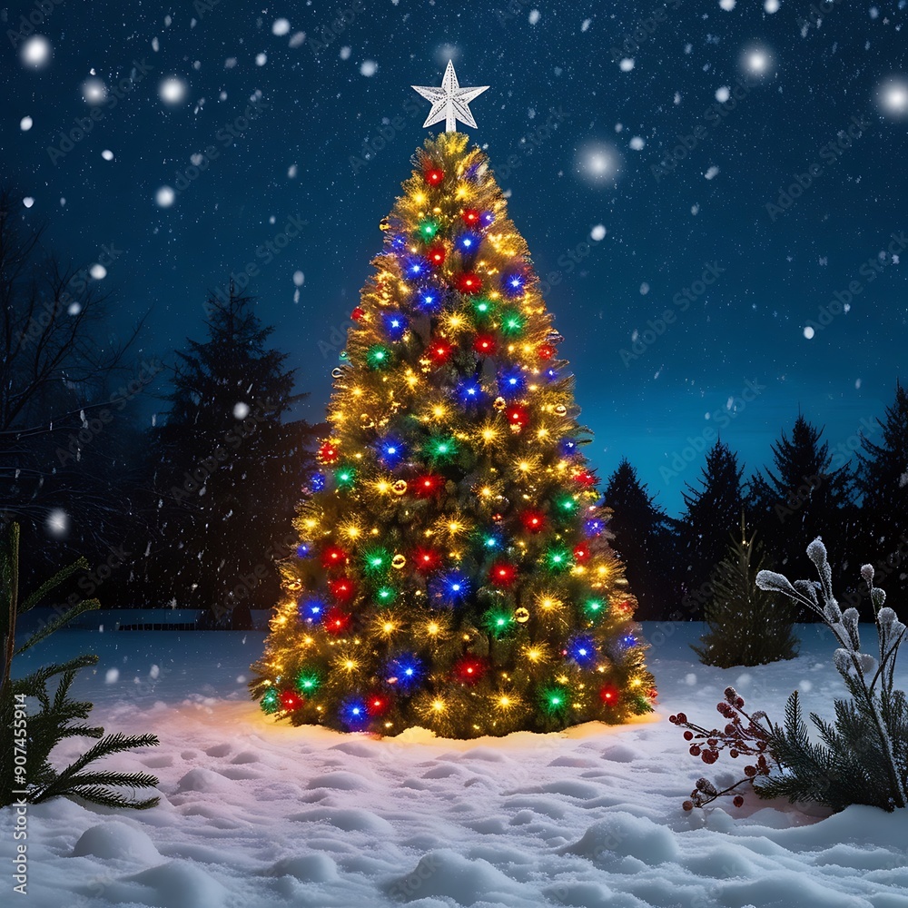 Obraz premium Magical Christmas Tree Ideas Stunning Decor & Traditions