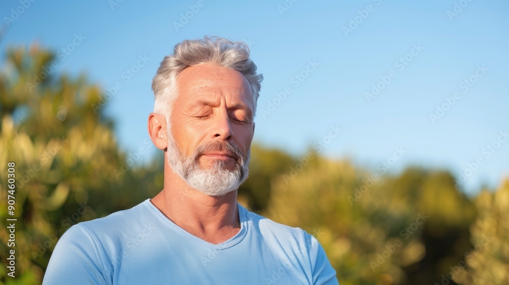 Elderly practice meditation, Senior activity concept. Elderly practice meditation, Senior activity concept.