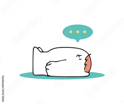 床に寝そべって何か言いたげに見つめてくるヒト