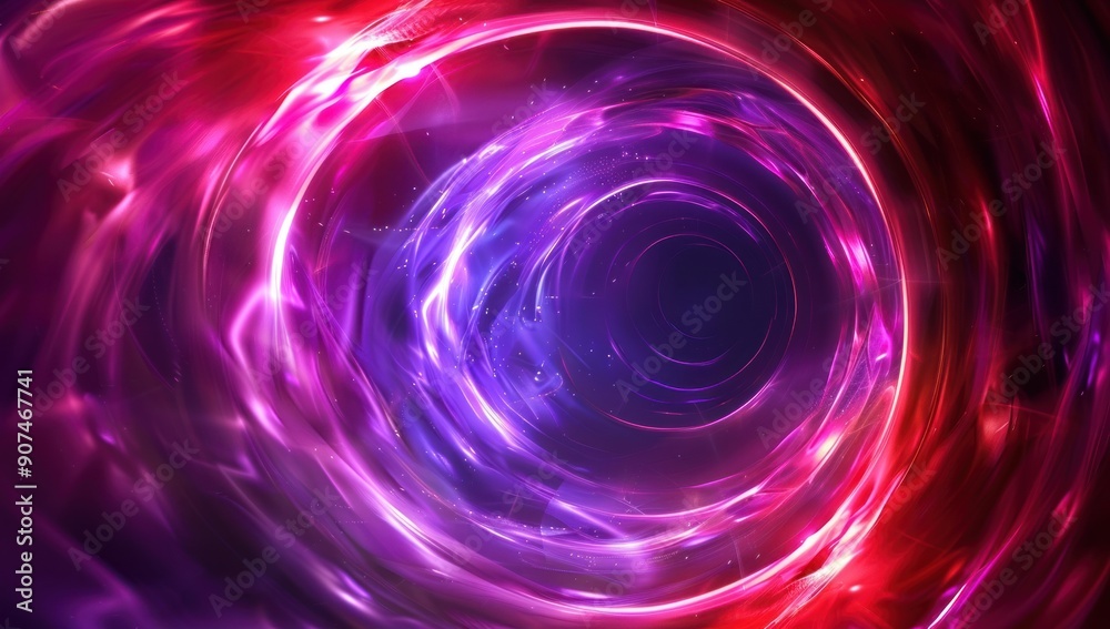 Abstract Purple and Red Glowing Circle Abstract Purple and Red Glowing Circle