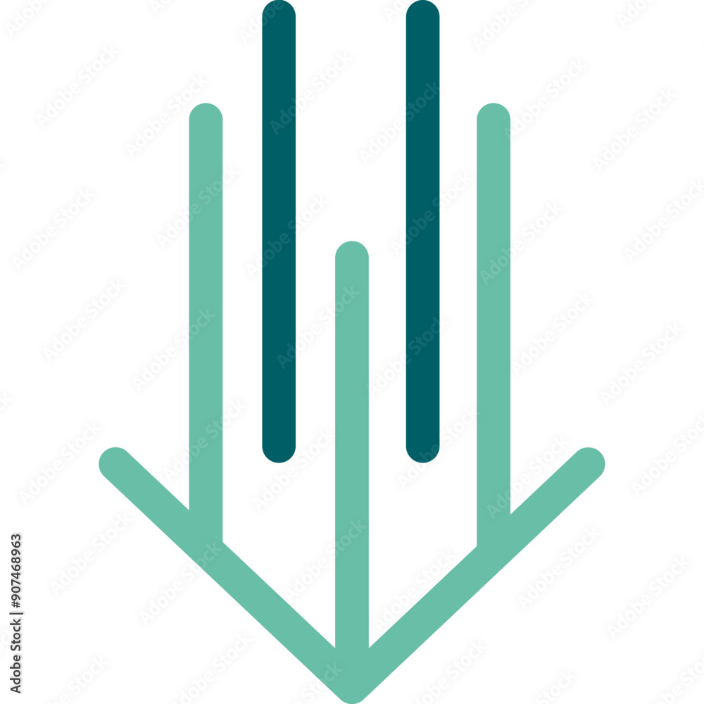 Obraz premium Down Arrow Icon