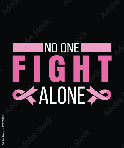 Breast Cancer Awareness Vector T Shirt Design Pink Ribbon Vector Design