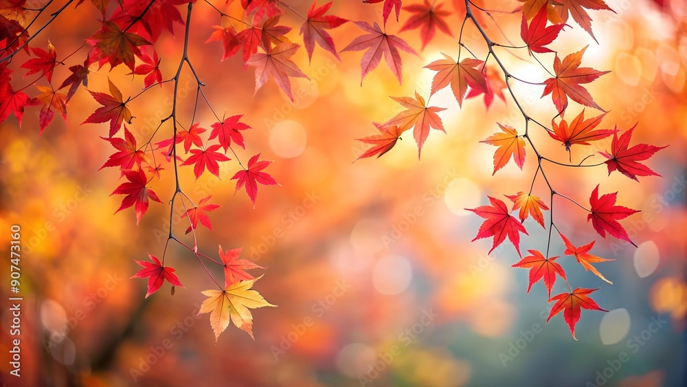 Crimson Cascade: A Study in Autumnal Hues AI generated Crimson Cascade: A Study in Autumnal Hues AI generated