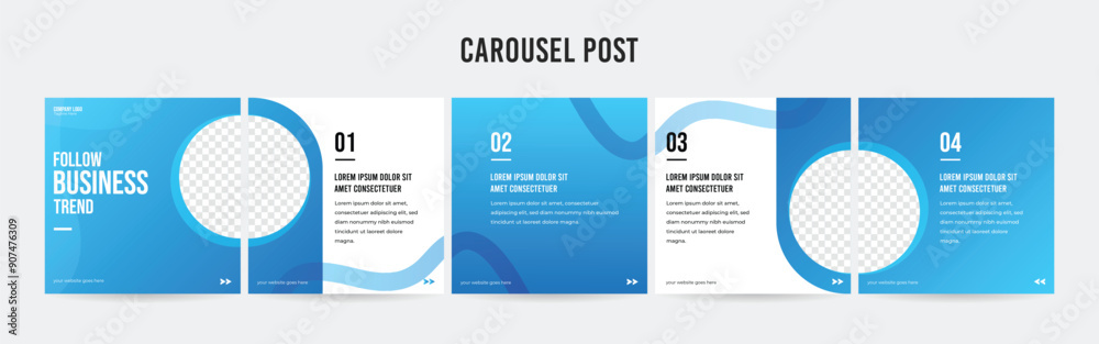 Set of minimalist business carousel post, Customize social media template design, Instagram and Linkedin carousel post, template eps 10. Set of minimalist business carousel post, Customize social media template design, Instagram and Linkedin carousel post, template eps 10.