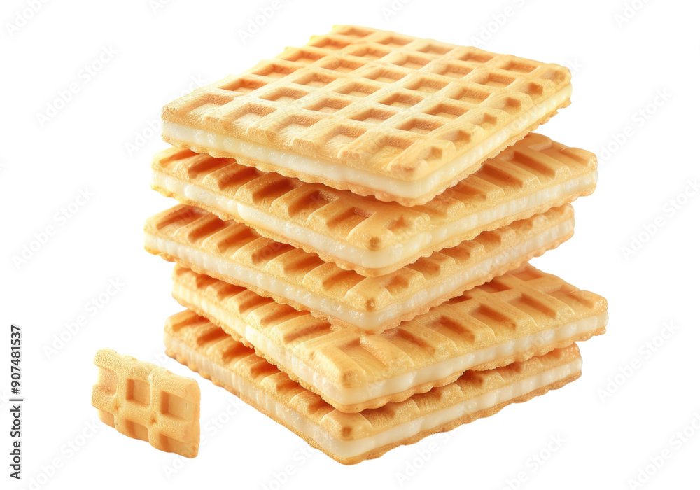 wafers isolated on transparent background. wafers isolated on transparent background.