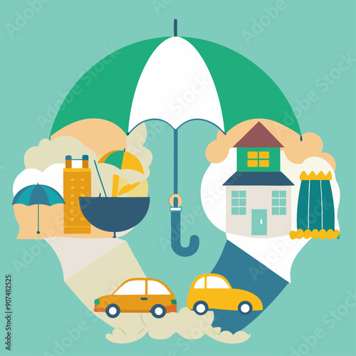 Various insurance policies and products designed to protect against financial losses resulting from specific risks