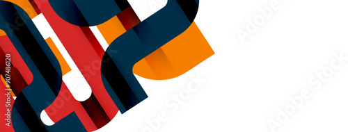 Lines, abstract letter style design background. Geometric vector Illustration For Wallpaper, Banner, Background, Card, Book Illustration, landing page