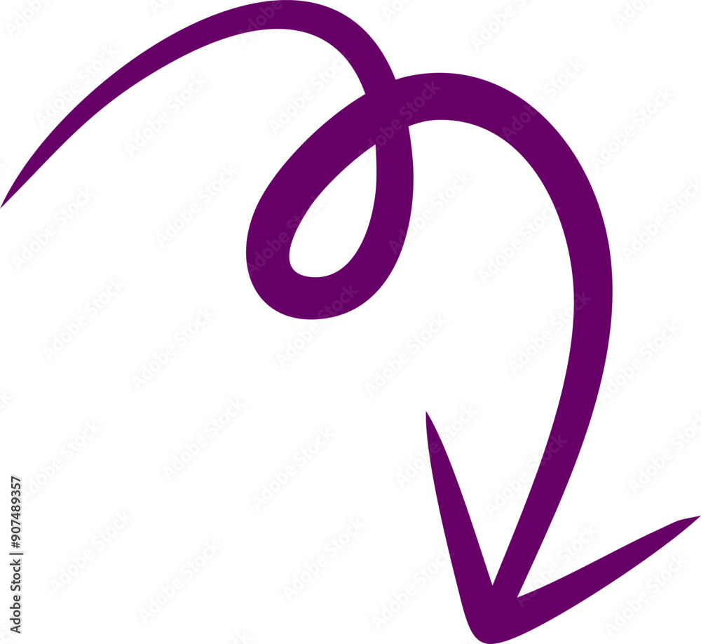 Hand Drawn Down Arrow Hand Drawn Down Arrow