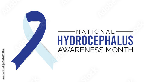National Hydrocephalus Awareness Month is observed every year on September.Holiday concept background, placard, banner design template Vector illustration background design.