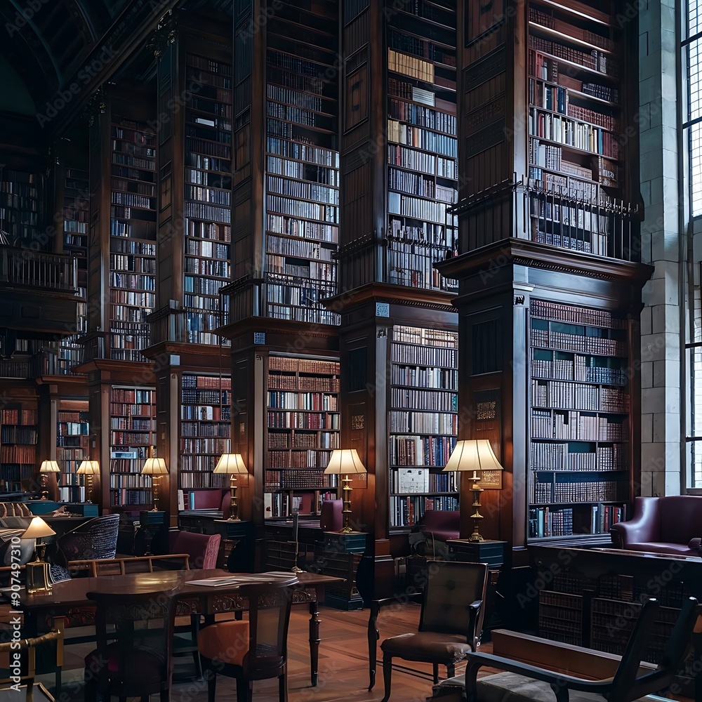 Imagine a grand library with tall, wooden bookshelves filled with books. There are cozy reading nooks, vintage lamps, and largewindows letting in soft light. Imagine a grand library with tall, wooden bookshelves filled with books. There are cozy reading nooks, vintage lamps, and largewindows letting in soft light.