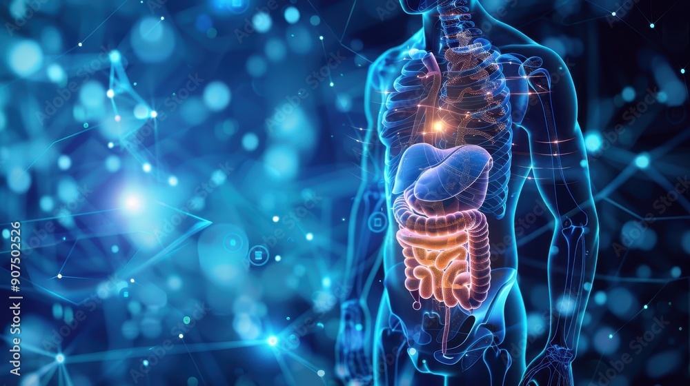 Anatomy of human body with digestive system,Human body internal organs