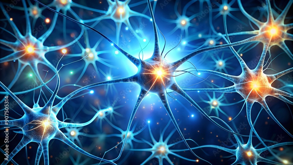 Synaptic Symphony: A Tapestry of Glowing Neurons AI Generated Synaptic Symphony: A Tapestry of Glowing Neurons AI Generated