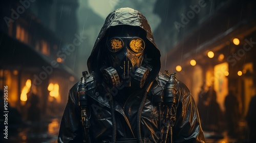 Plakat person in mask