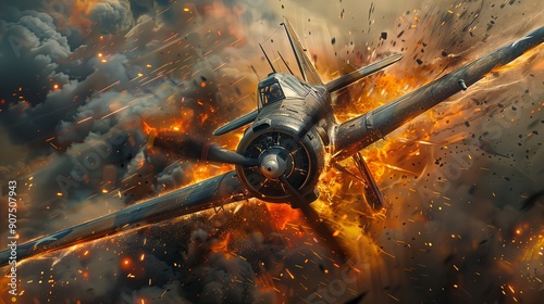 Explosive Dogfight Drama photo