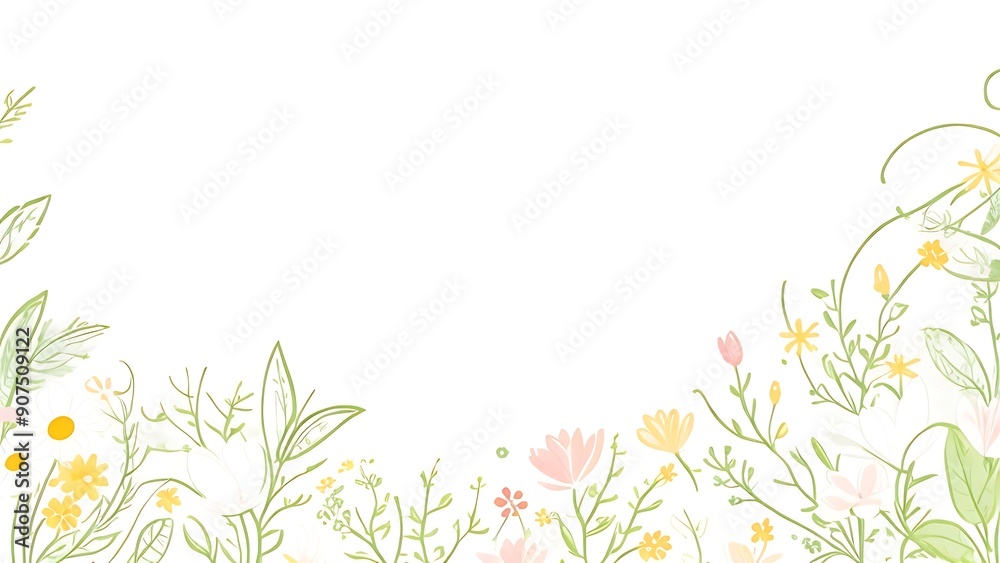 Spring doodles background
Spring doodles background