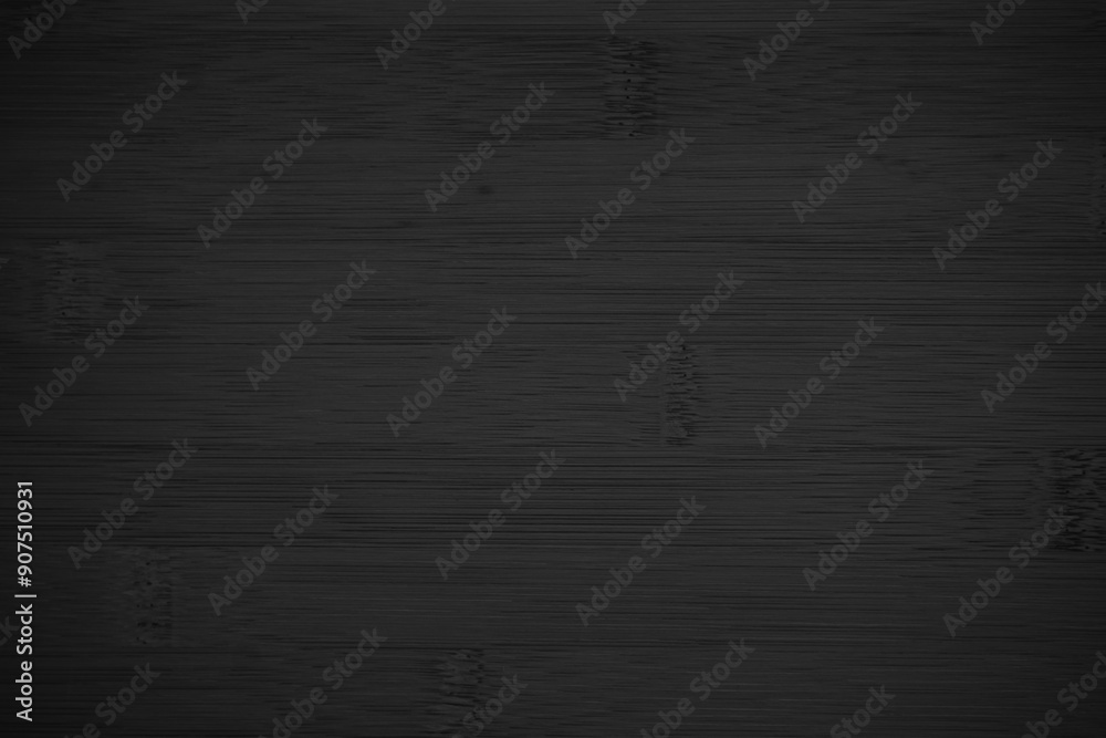 Naklejka premium Black wood texture background. Abstract wood pattern for design and decoration.