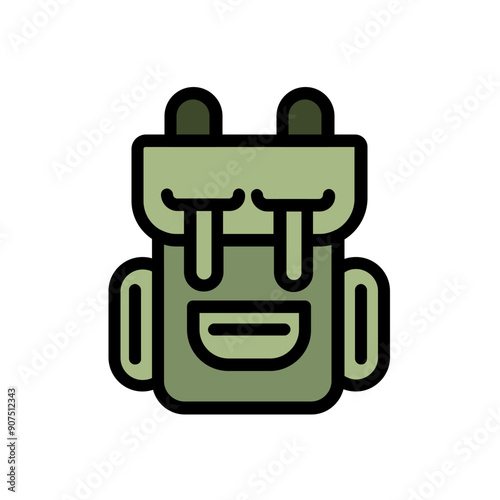 mountain bag icon design
