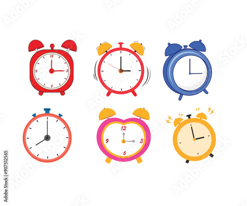 Old alarm clock Set