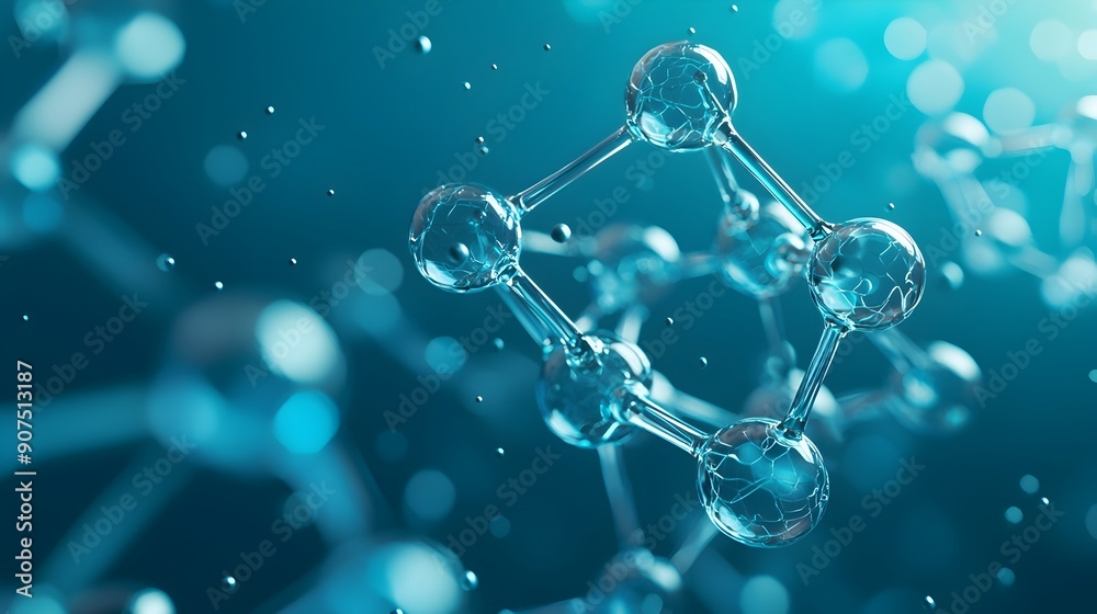 Mesmerizing Molecular Structure - Captivating 3D for Science and Medical Backgrounds Mesmerizing Molecular Structure - Captivating 3D for Science and Medical Backgrounds