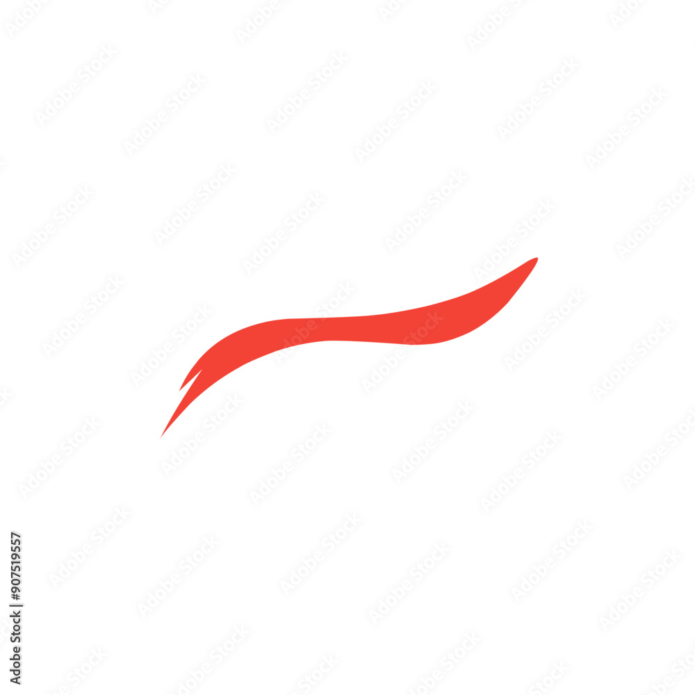 red swoosh vector element red swoosh vector element