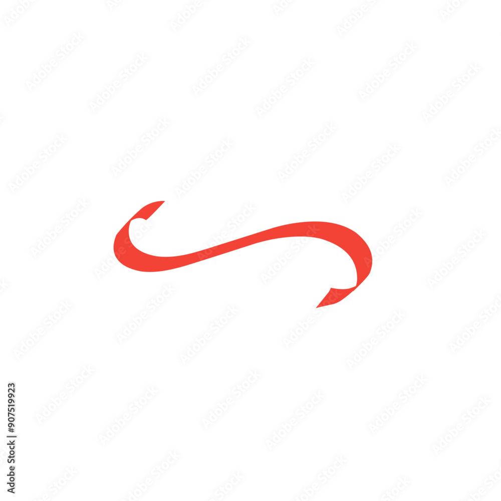 red swoosh vector element red swoosh vector element