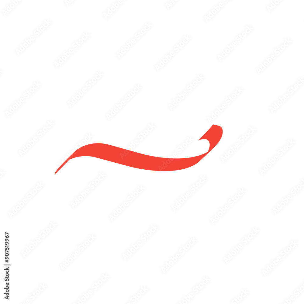 red swoosh vector element red swoosh vector element