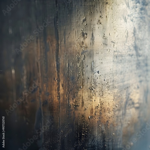 Abstract Texture of Water Droplets. A close up shot of a textured surface covered in water droplets, showing a soft abstract background, suitable for minimalist design.