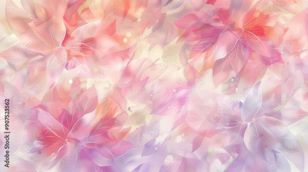 Abstract floral patterns in soft pastels, creating a serene and elegant background for your projects. Abstract floral patterns in soft pastels, creating a serene and elegant background for your projects.