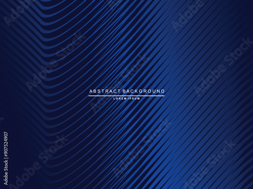 Premium background design with dark blue luxury motif. Vector horizontal template, for digital lux business banners, contemporary formal invitations, luxury vouchers, gift certificates, etc.	
